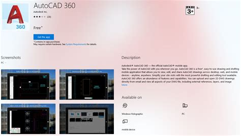 Autocad Now Available For Free On Windows 10 And Windows 10 Mobile