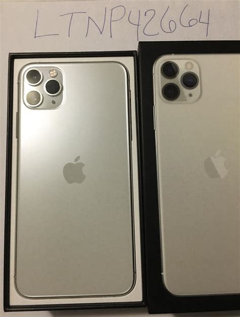 Apple Iphone 11 Pro Max Unlocked Non Us A2218 Silver 64 Gb