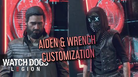 Wrench And Aiden Pearce Customization Watch Dogs Legion Ps5 Youtube