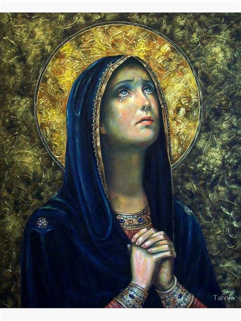 Our Lady Of Sorrows Art Print By Tahnja Wolter Our Lady Of Sorrows