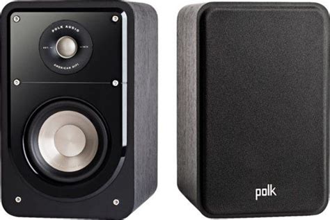Polk Audio T15 100 Watt Home Theater Bookshelf Speakers Pair Dolby