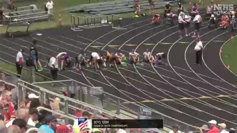 High School Boys 100m Finals 1 Ohsaa Division I State Track And