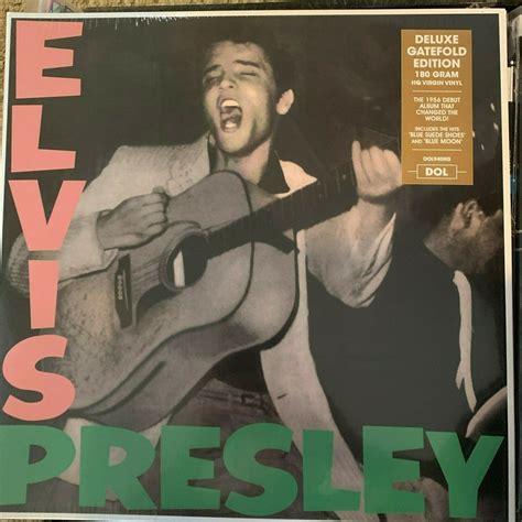 Elvis Presley Self Titled Debut Album 180 Gram Deluxe Gatefold Vinyl