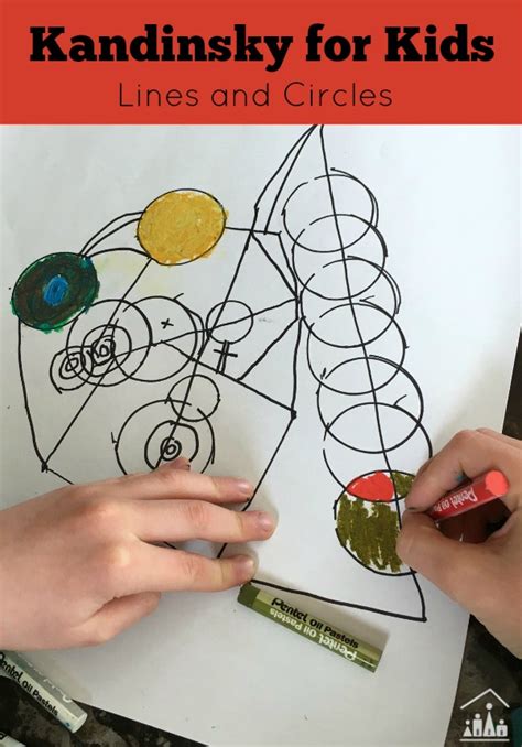 Creative Kandinsky For Kids Art Project Crafty Kids At Home