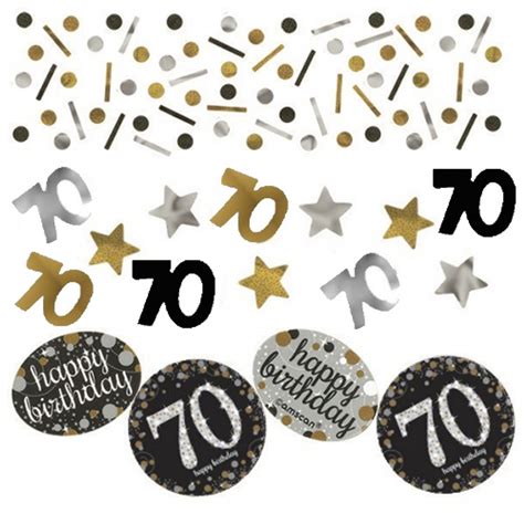 70th Birthday Confetti Queenparty