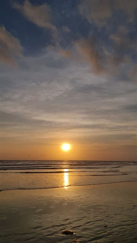 Kayu Aya Petitenget Beach Sunset Bali Stock Image Image Of Night
