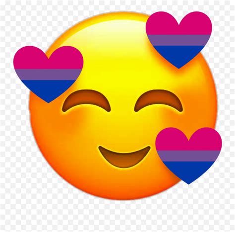 Lgbt Lgbtq Lgbtpride Lgbtqpride Pride Hear Emoji Png Bisexual Flag