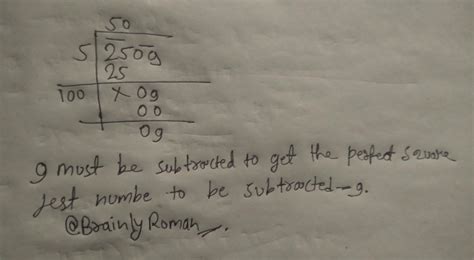 Find The Least Number Which Must Be Subtracted From 2509 To Make It A