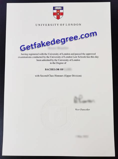 Custom 2022 New University Of London Fake Degree Buy Fake High School
