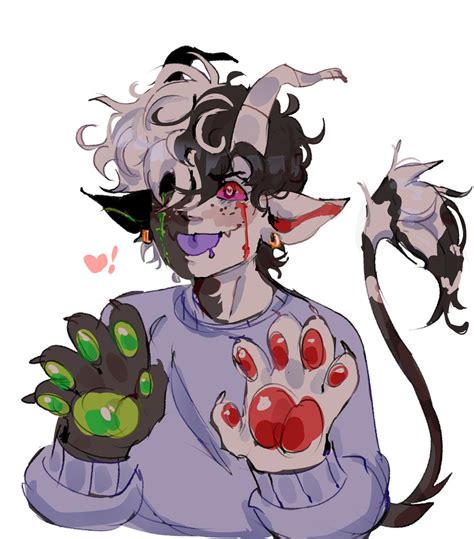 Ranboo Paws Ranboofanart King Fable 👑 Comms Closedのイラスト