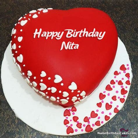 Happy Birthday Nita Cakes Cards Wishes