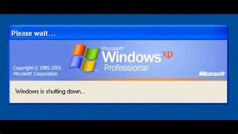 Windows Xp Shutdown Sound Youtube
