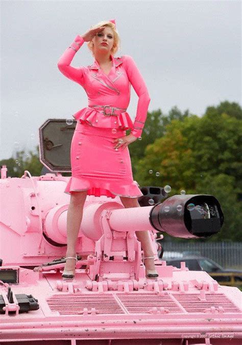Pink Rubber Military Uniform Army Combat Uniform Police Uniforms Latex Girls Celebrity