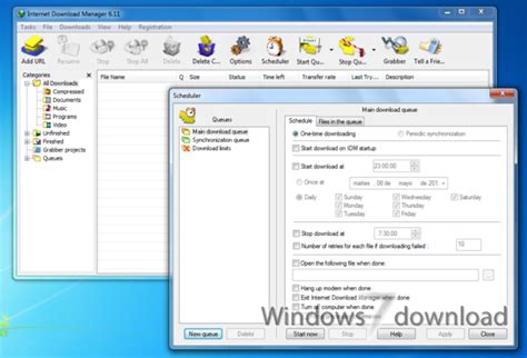With this download software, you can speed up internet download manager (idm) features site grabber—a utility tool for windows computers. Internet Download Manager for Windows 7 - Tool to increase download speeds - Windows 7 Download