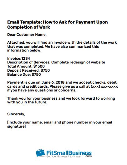 How To Ask For Payment In An Email 3 Professional Email Templates