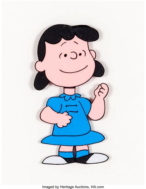 A Charlie Brown Christmas Lucy Van Pelt Production Cel Bill Lot