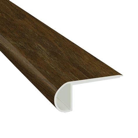 Paradigm offers a flush stair nose. MSI Aged Walnut 3/4 in. Thick x 2 3/4 in. Wide x 94 in. Length Luxury Vinyl Stair Nose Molding ...