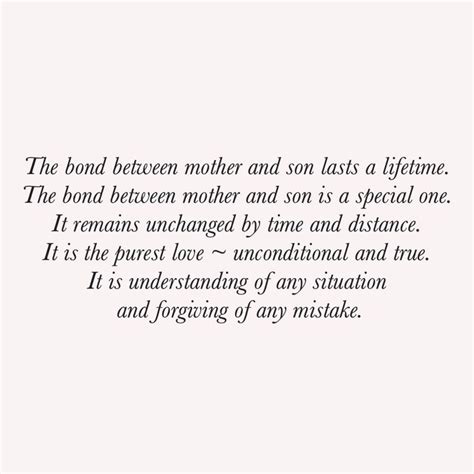 10 Beautiful Mother And Son Bonding Quotes And Images Bond Quotes Son Quotes Mothers Love