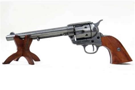 Wooden Handle Colt Peacemaker With 75 Barrel Usa 1873 Irongate Armory