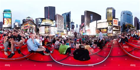 360° View Of Times Square New York City Alamy