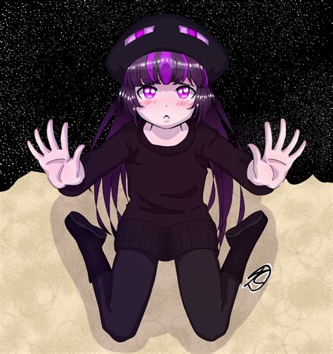 Just Wanted To Draw An Enderman Anime Girl What Do You Think Rminecraft