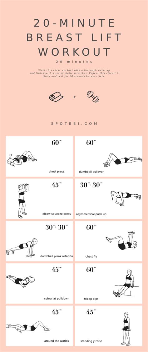 20 minute breast lift workout