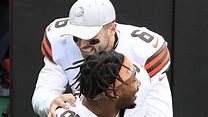 Baker Mayfield Reacts to Browns Signing Jadeveon Clowney