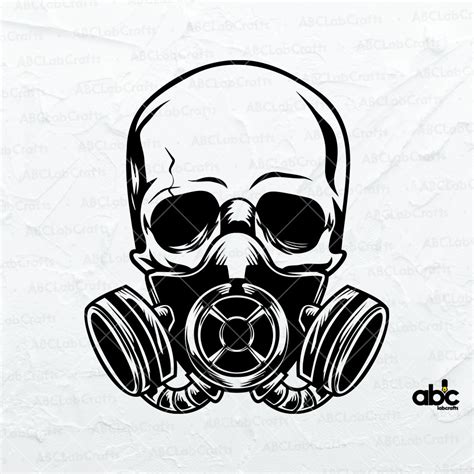 Skull Gas Mask Tattoo