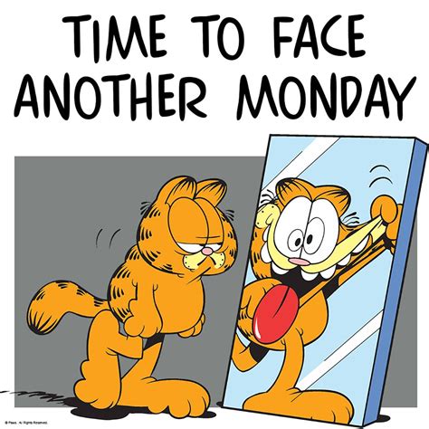 Garfield Monday Garfield Quotes Garfield Cartoon Garfield And Odie