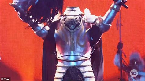 The Masked Singer Australia The Knight Is Revealed To Be A Very Famous