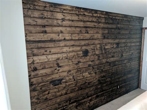 How To Build A Wood Plank Accent Wall Easy Diy Tutorial Wood Planks