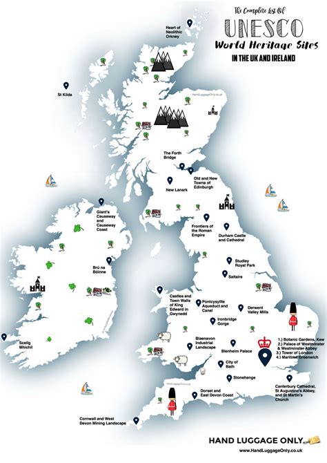 Unesco World Heritage Sites Ireland Map Cornie Christean