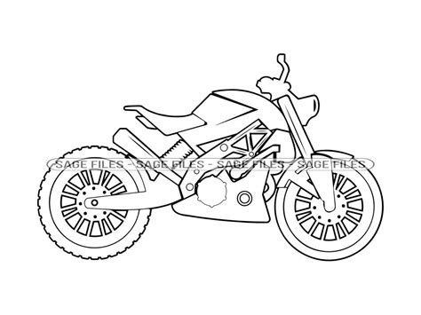 Motorcycle Outline 0 Svg Motorcycle Svg Motor Bike Svg Etsy
