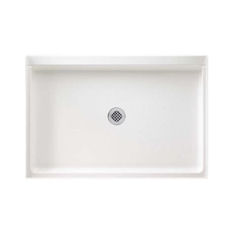 Swan 32 In X 48 In Solid Surface Single Threshold Center Drain Shower