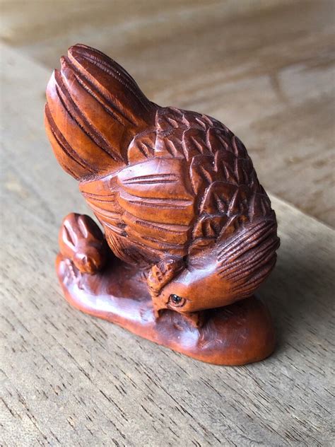 netsuke netsuke rooster chinese zodiac rooster netsuke etsy canada