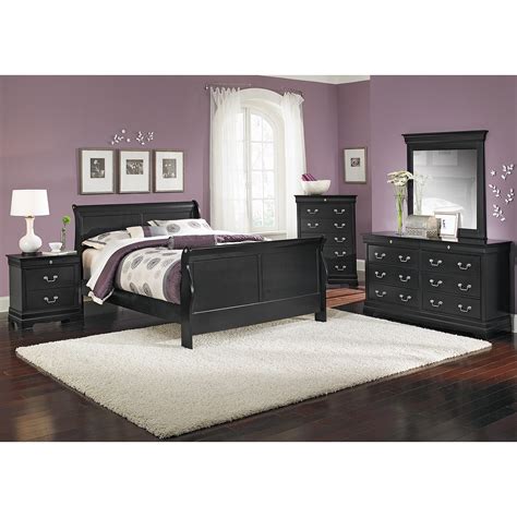 Looking for ideas for your bedroom? Neo Classic 7-Piece King Bedroom Set - Black | American ...