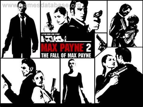 Max Payne 2 The Fall Of Max Payne Microsoft Xbox Artwork Title