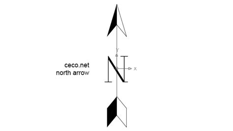 Architectural North Arrow Drawing Clipart Best