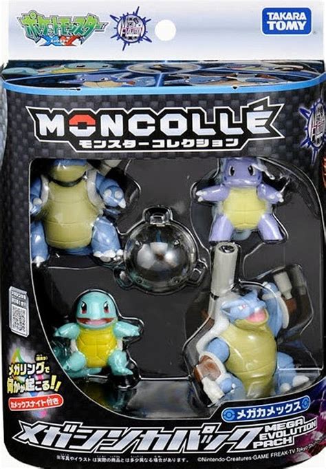 Squirtle Wartortle Blastoise And Mega Blastoise Pokémon Tomy Frete Grátis