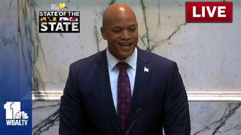 Live Maryland Gov Wes Moore Delivers His First State Of The State