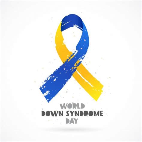 | view 246 down syndrome illustration, images and graphics from +50,000 possibilities. Down syndrome awareness ribbon — Stock Vector © voinSveta ...