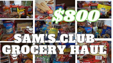 $800 SAM’S CLUB ULTIMATE & EXTREMELY MASSIVE HUGE GROCERY SHOP HAUL