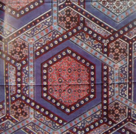 Ajrakh Hand Block Printing On Textiles Of Gujarat Asia Inch