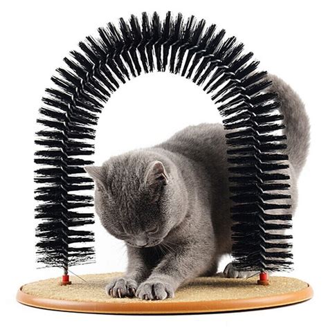 Cat Grooming Comb Brush Grate Angle Face Tickling Massage Brush With
