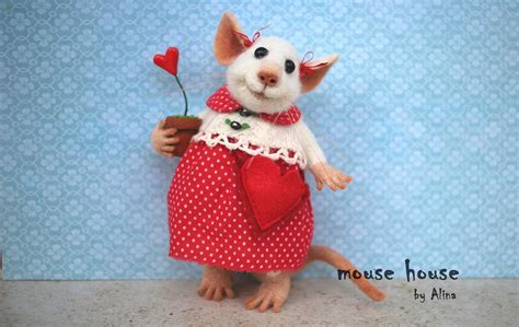 Lovely Mouse With Heart Cute T Idea Etsy
