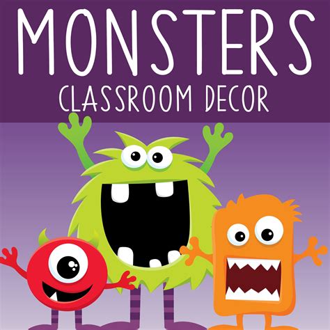 Monsters Theme Classroom Decor By Artrageous Fun On Teachers Pay
