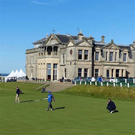 18th Green Of The Old Course And The Royal And Ancient Clubhouse