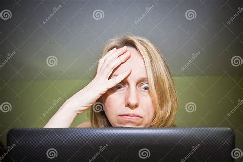Frustrated With Technology Stock Image Image Of Bugeyes 31397097