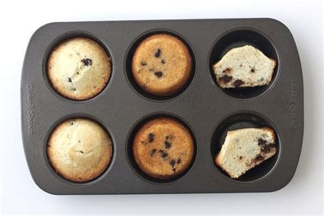 Six Muffins In A Pan With One Missing