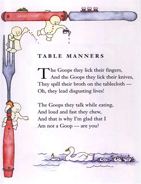 Table Manners Lesson Plans Freshplans
